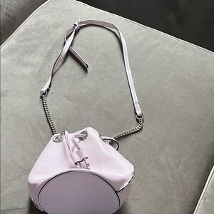 Zara Light Pink Mini Bucket Bag
